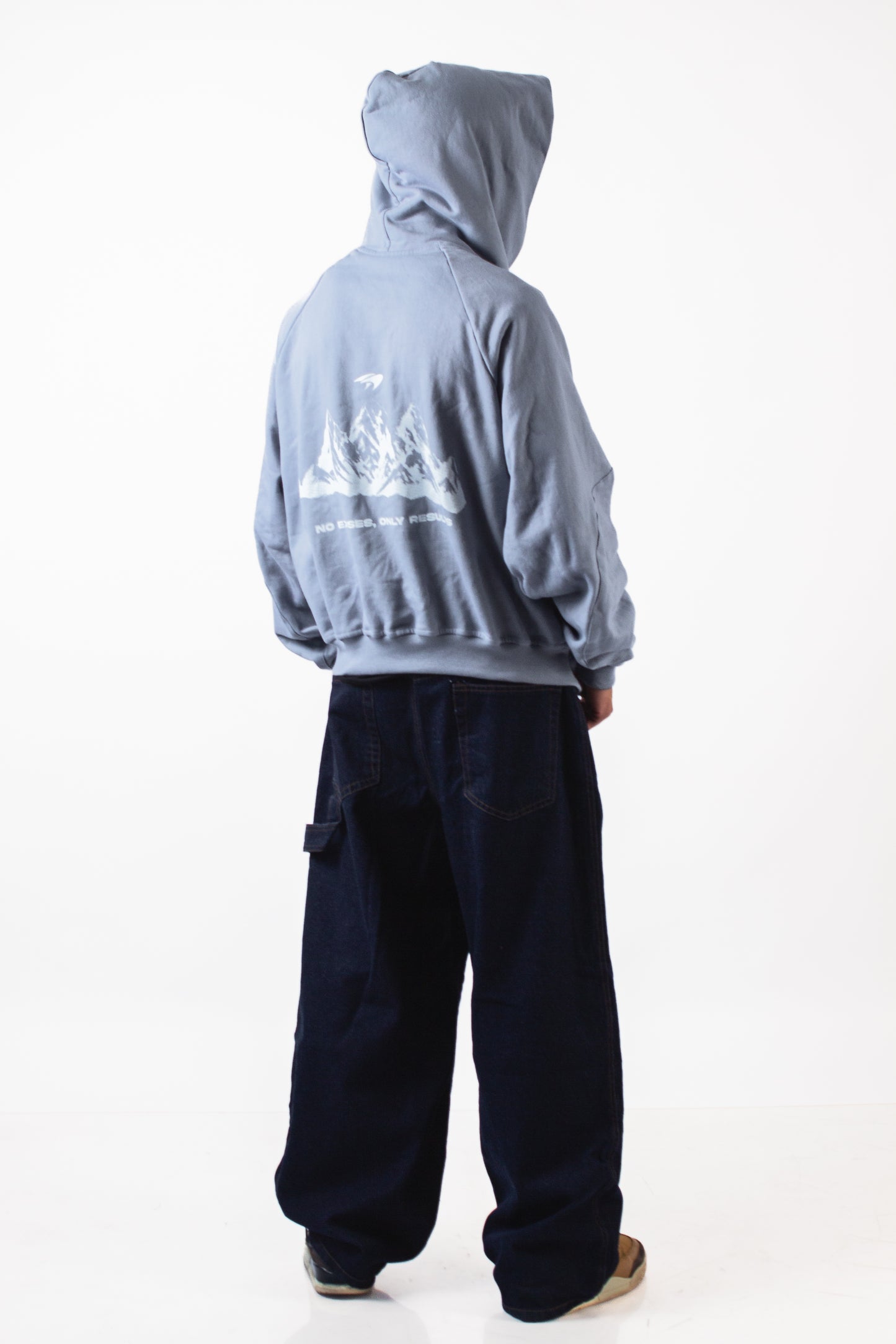 HOODIE MASK GRIS PERLA