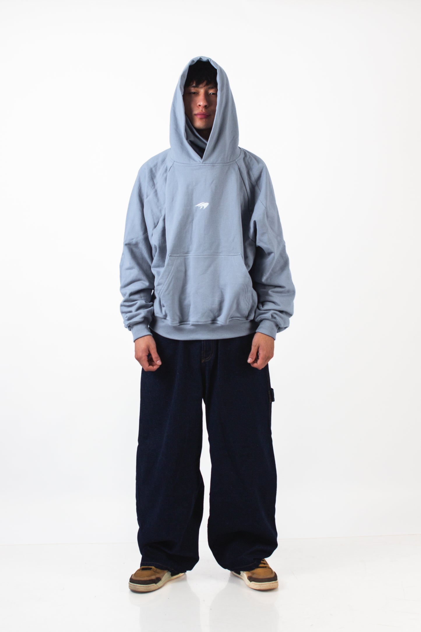 HOODIE MASK GRIS PERLA