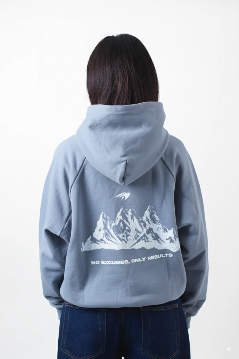 HOODIE MASK GRIS PERLA