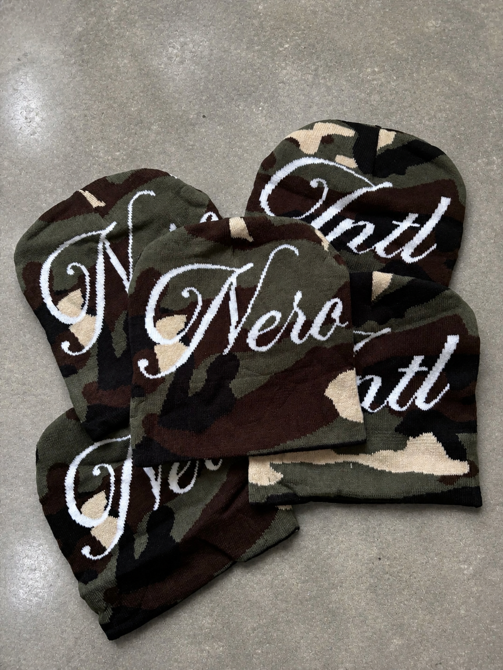 BEANIE CAMO NERO