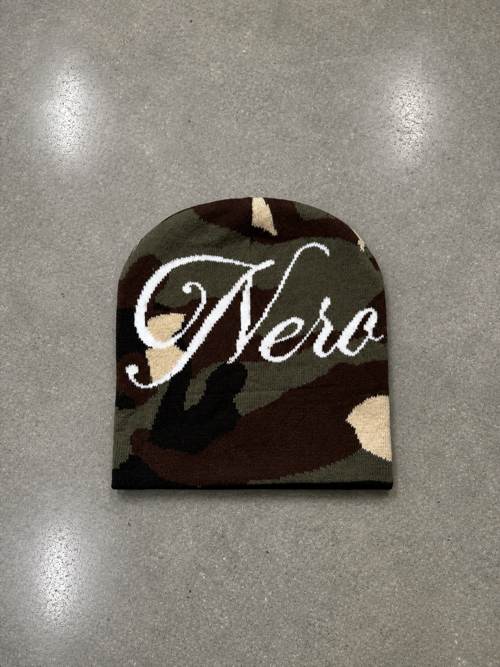 BEANIE CAMO NERO