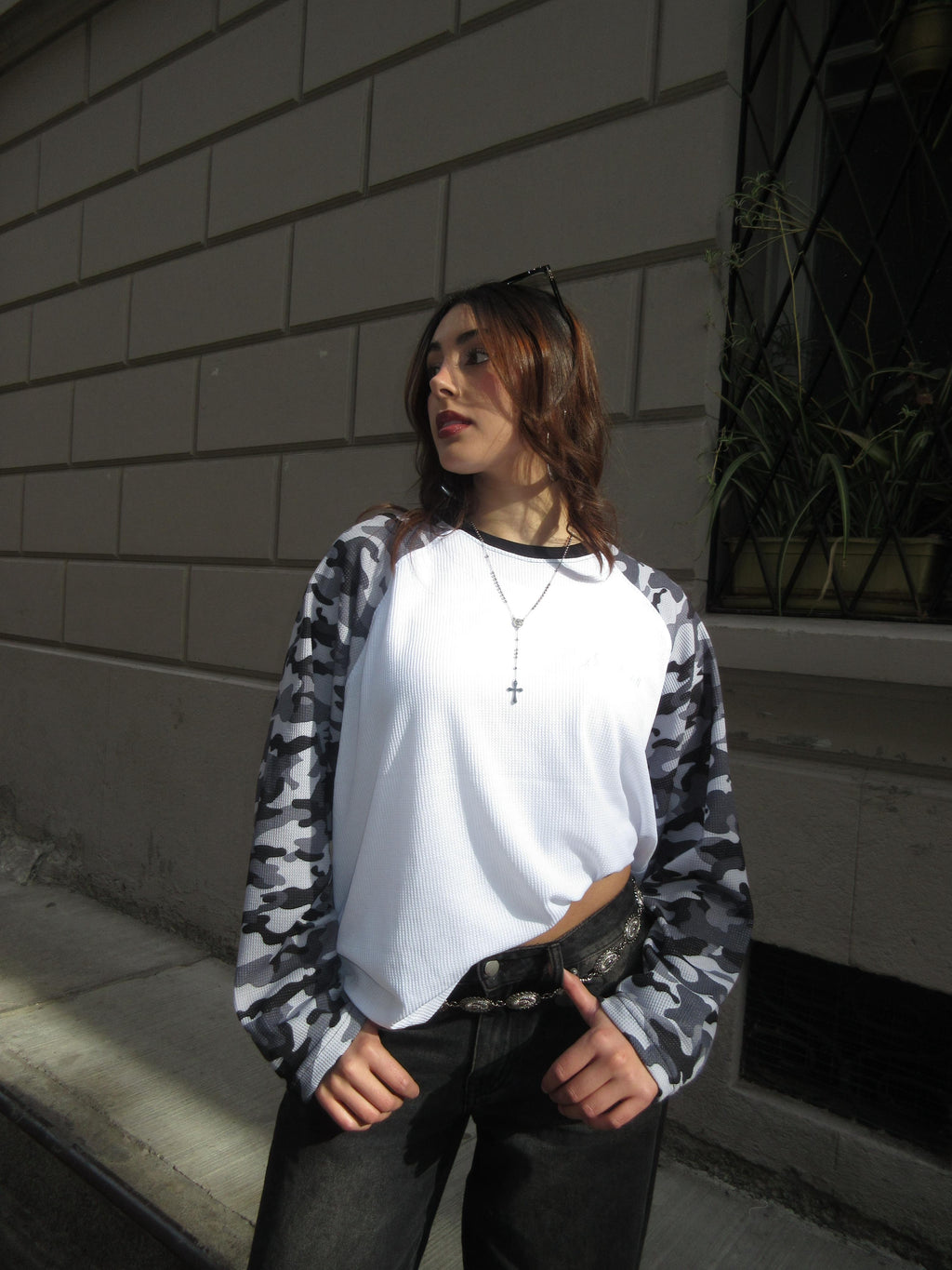 Longsleeve Waffle Camo