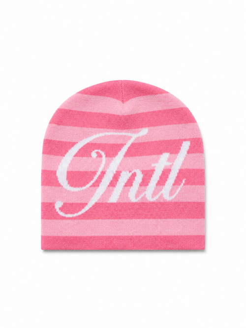 Beanie Pink Stripes