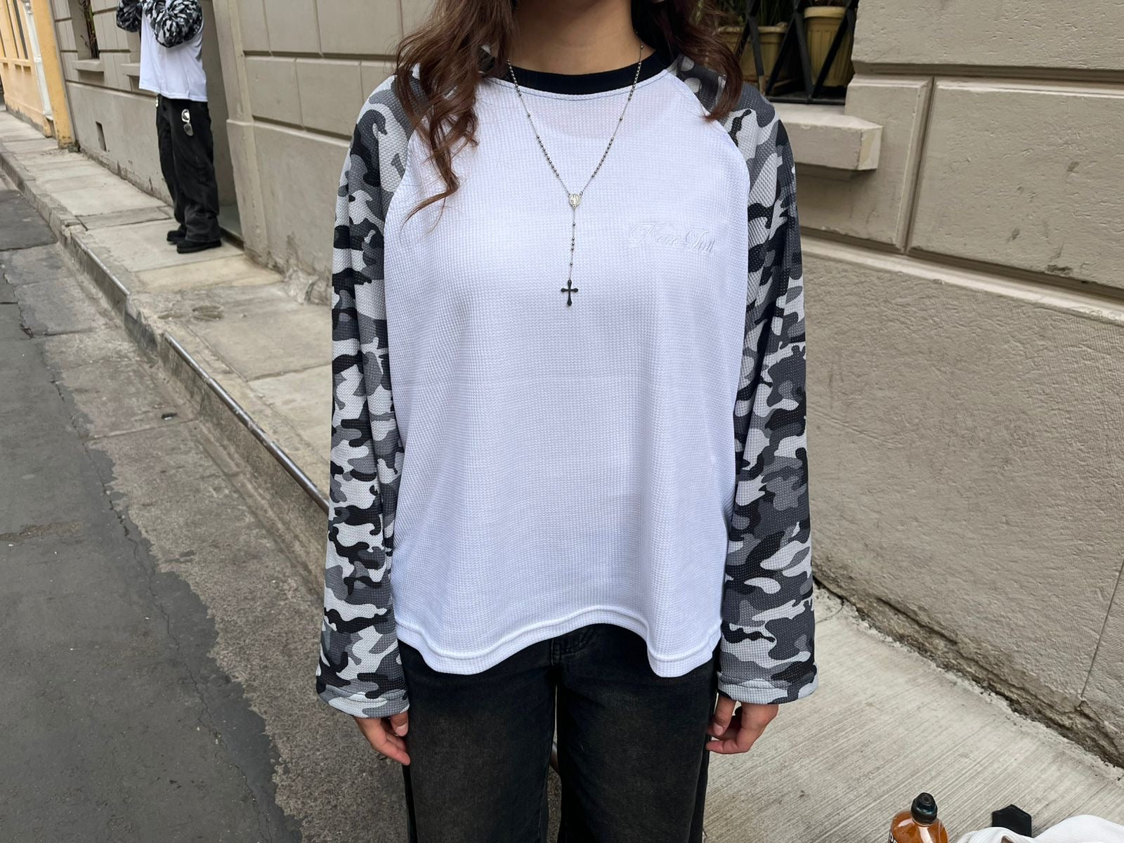 Longsleeve Waffle Camo