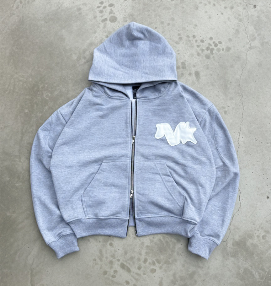 RAW LOGO GRIS MELANGE