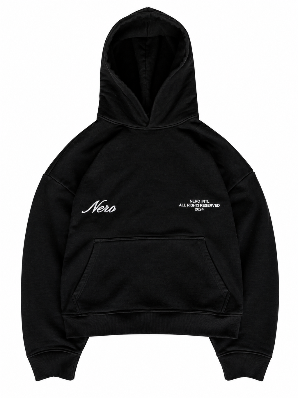 HOODIE EMBROIDERY NEGRO