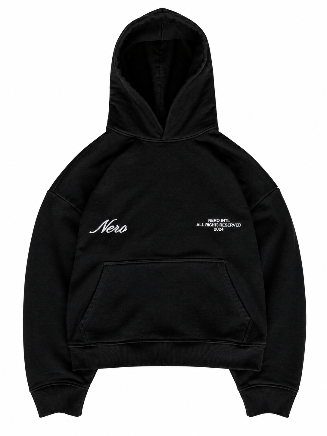 HOODIE EMBROIDERY NEGRO