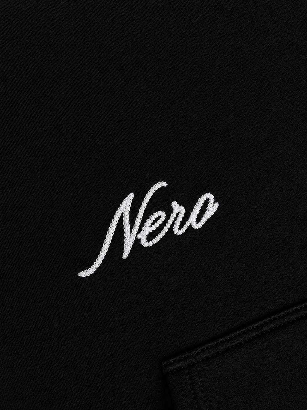 HOODIE EMBROIDERY NEGRO