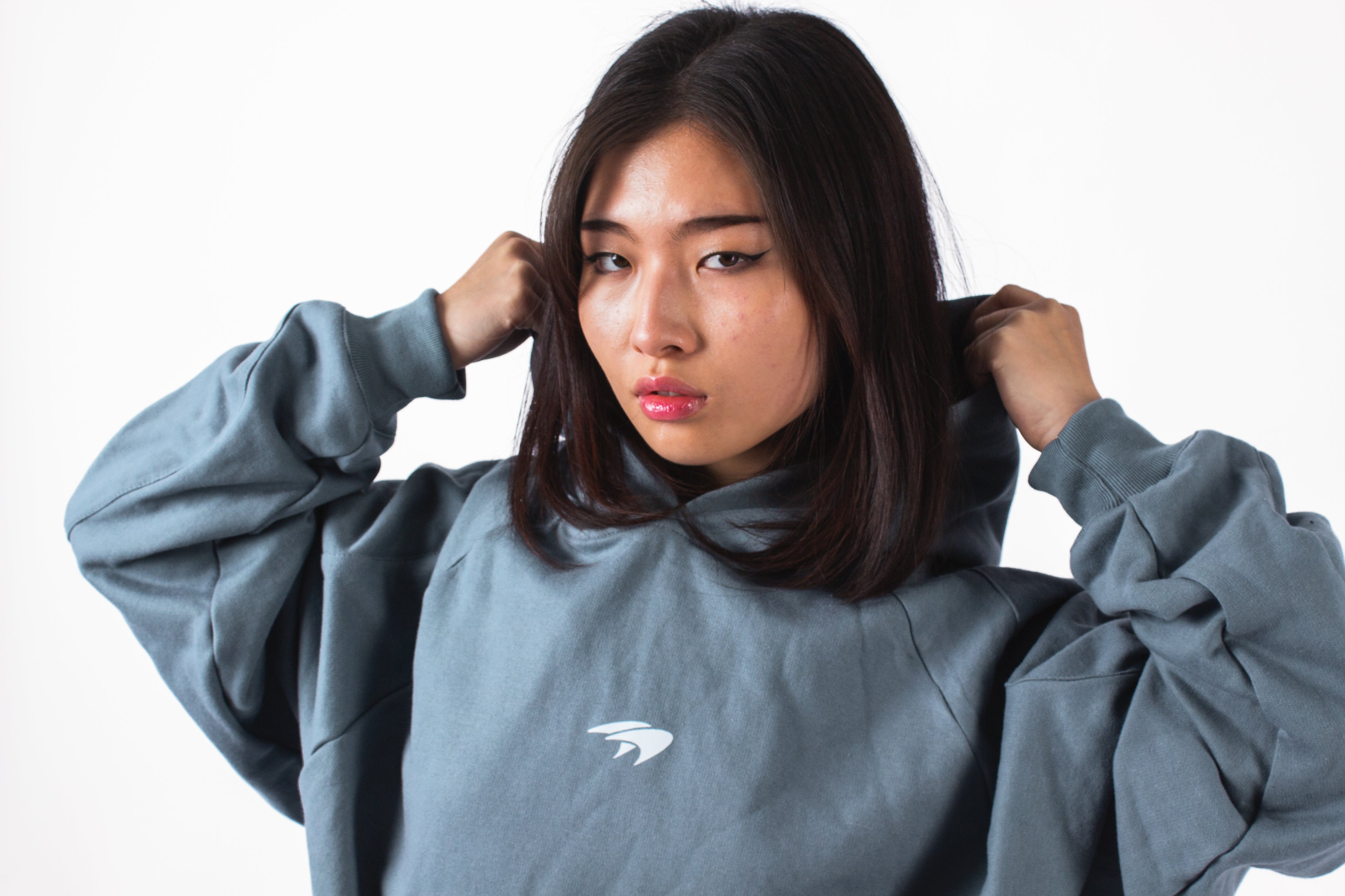 (PREVENTA) HOODIE MASK GRIS MEDIO