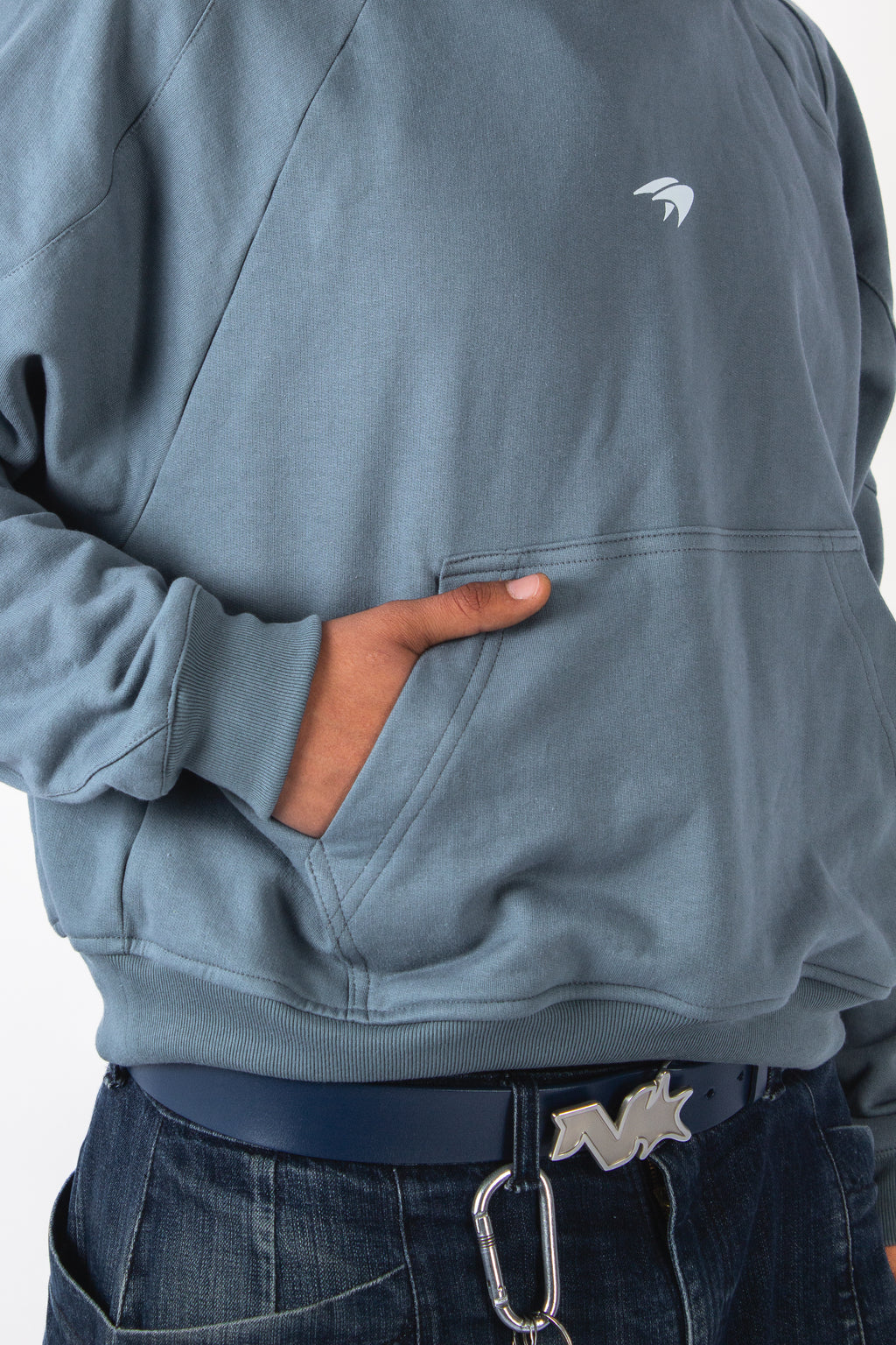 (PREVENTA) HOODIE MASK GRIS MEDIO